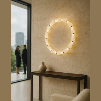 Volano Wall Lamp, a premium Decorative light by Icon Home. Close - up image of its design.