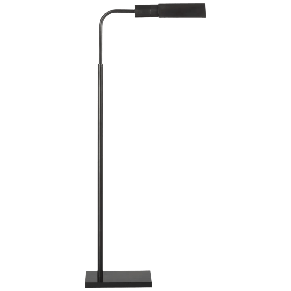 Studio Adjustable Cordless Pharmacy Floor Lamp, a premium Functional light by Visual Comfort & Co. Close - up image of its design.