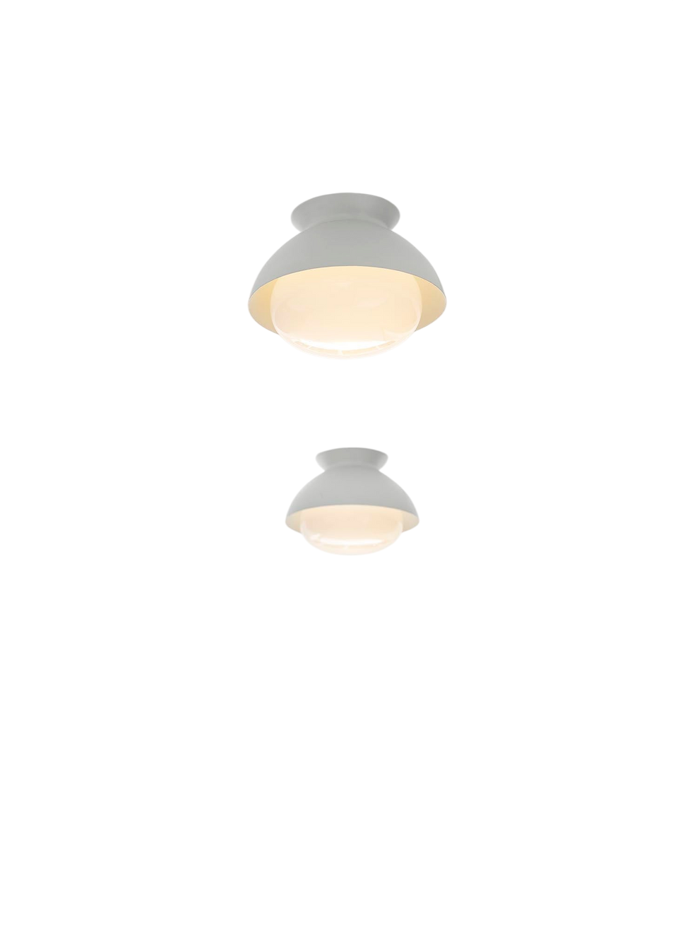 Lucerne One Light Flush Mount, a premium Flush Mount light by Visual Comfort & Co. Close - up image of its design.