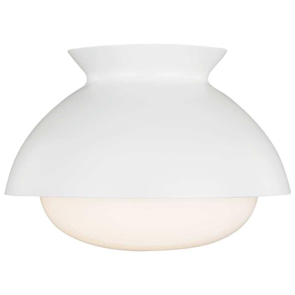Lucerne One Light Flush Mount, a premium Flush Mount light by Visual Comfort & Co. Close - up image of its design.