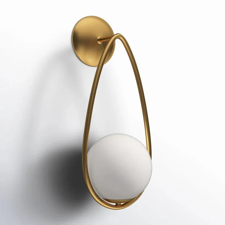 Galassia One Light Sconce, a premium Decorative light by Visual Comfort & Co. Close - up image of its design.