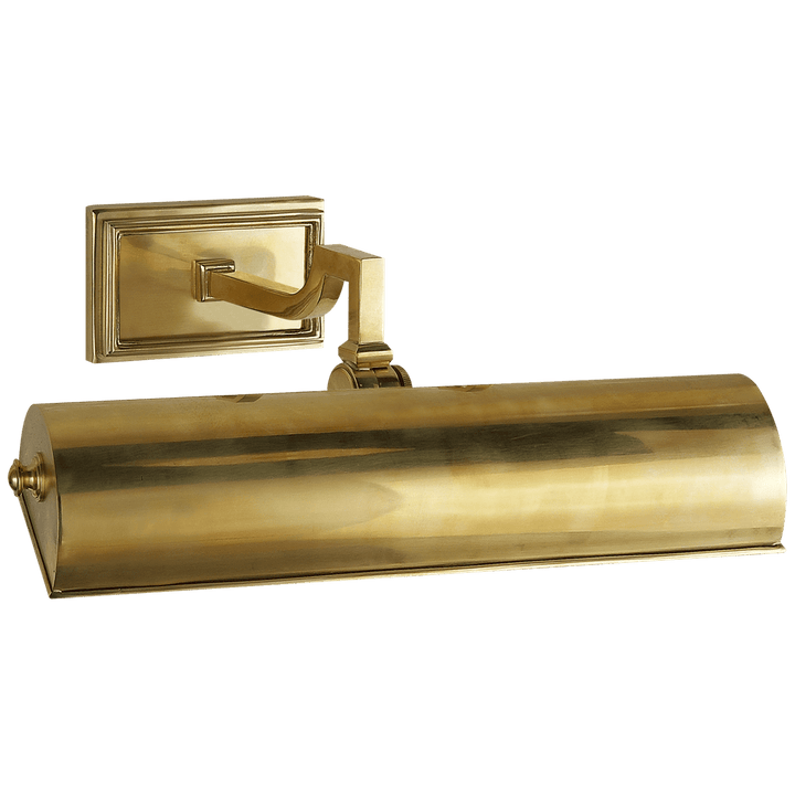 Dean 12" Picture Light in Natural Brass
