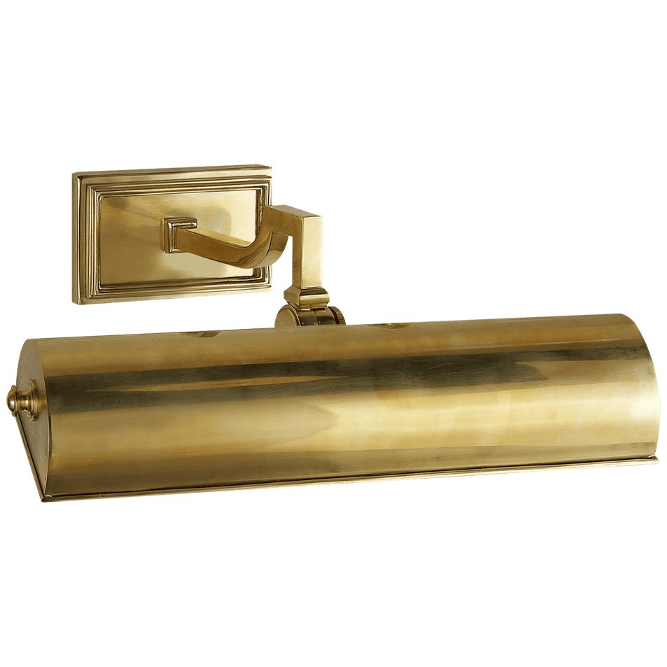 Dean 12" Picture Light in Natural Brass