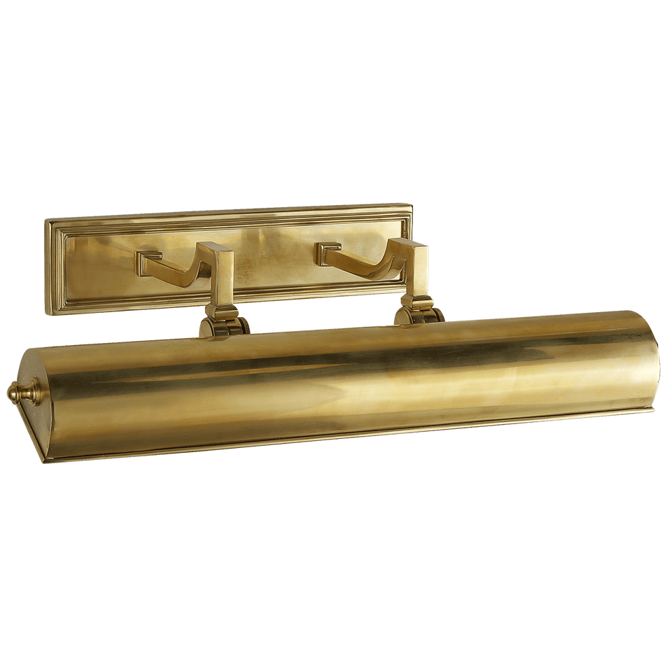 Dean 18" Picture Light in Natural Brass