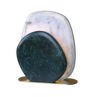 Bianco Carrara / Verde Imperiale / Ottone Spazzolato
