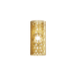 Armonia Small Wall Lamp - Matt Gold / Amber Balloton / 39x18 cm
