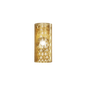 Armonia Small Wall Lamp - Matt Black Nickel / Amber Balloton / 39x18 cm