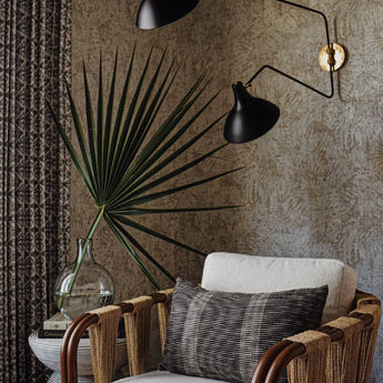 Charlton Large Double Wall Light, a premium Decorative light by Visual Comfort & Co. Close - up image of its design.