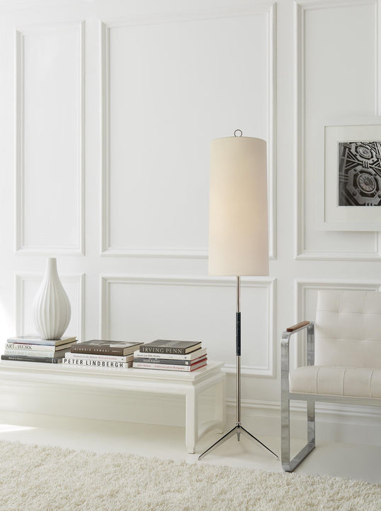 Frankfort Floor Lamp, a premium Decorative light by Visual Comfort. Close - up image of its design.