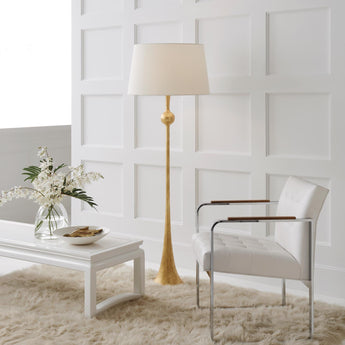 Dover Floor Lamp, a premium Decorative light by Visual Comfort. Close - up image of its design.