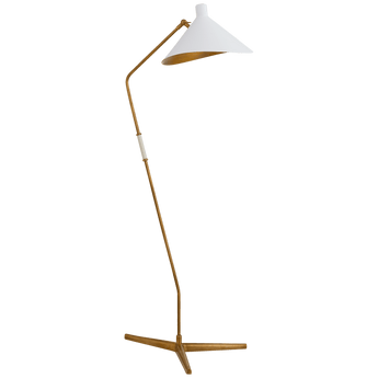 Mayotte Large Offset Floor Lamp, a premium Functional light by VCGallery Italy. Close - up image of its design.