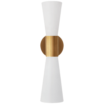 Clarkson Medium Narrow Sconce, a premium Decorative light by VCGallery Italy. Close - up image of its design.