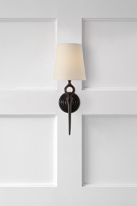 Bristol Single Sconce, a premium Decorative light by Visual Comfort. Close - up image of its design.