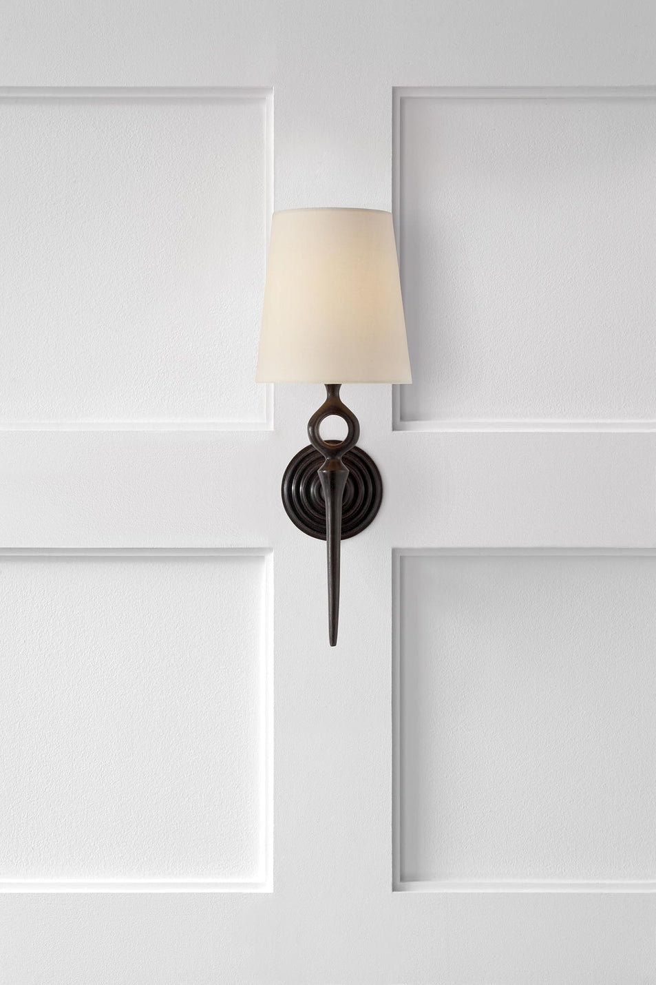 Bristol Single Sconce, a premium Decorative light by Visual Comfort. Close - up image of its design.