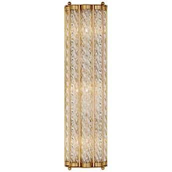 Eaton Linear Sconce in Hand-Rubbed Antique Brass