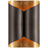 Selfoss Sconce in Bronze with Gild Interior