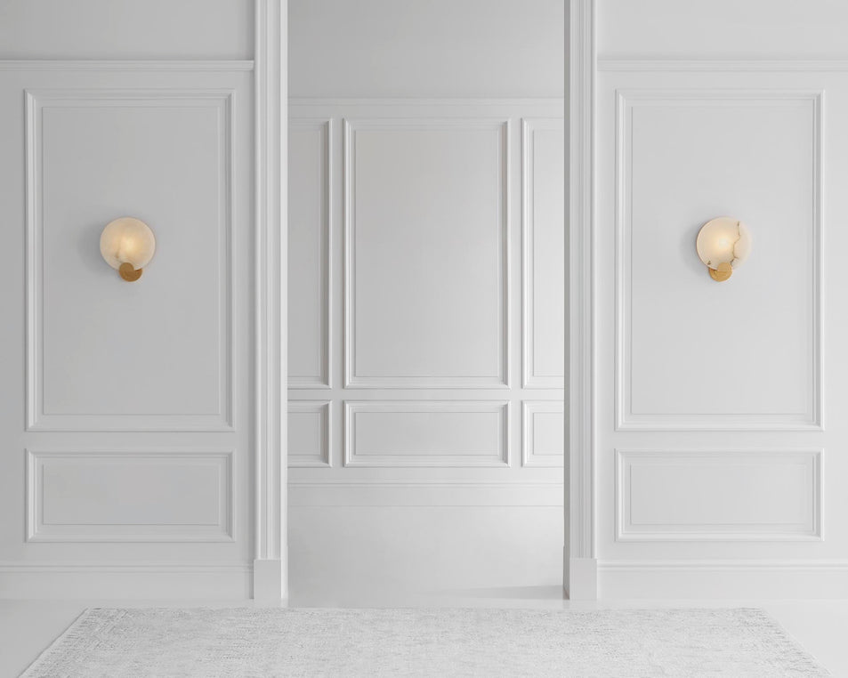 Iveala Single Sconce, a premium Decorative light by Visual Comfort. Close - up image of its design.