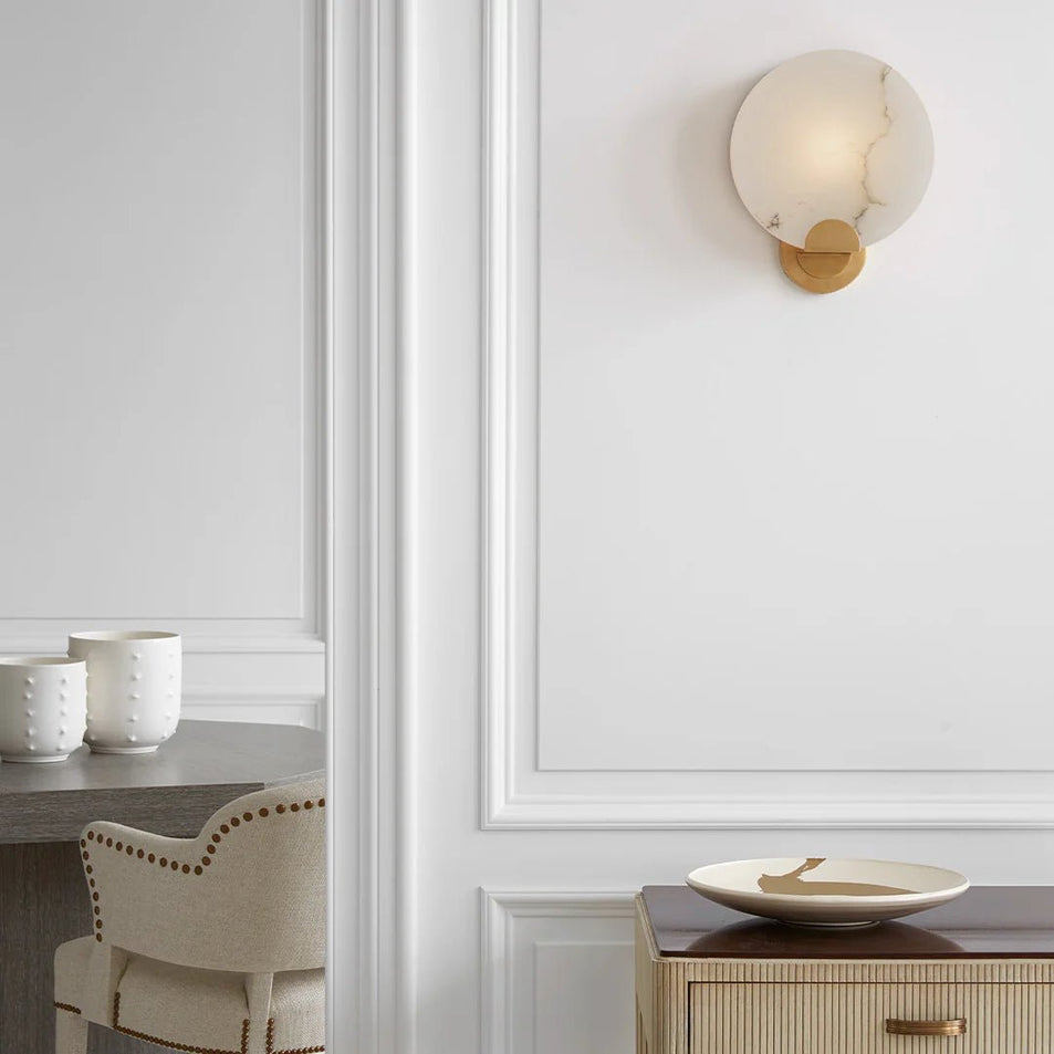Iveala Single Sconce, a premium Decorative light by Visual Comfort & Co. Close - up image of its design.