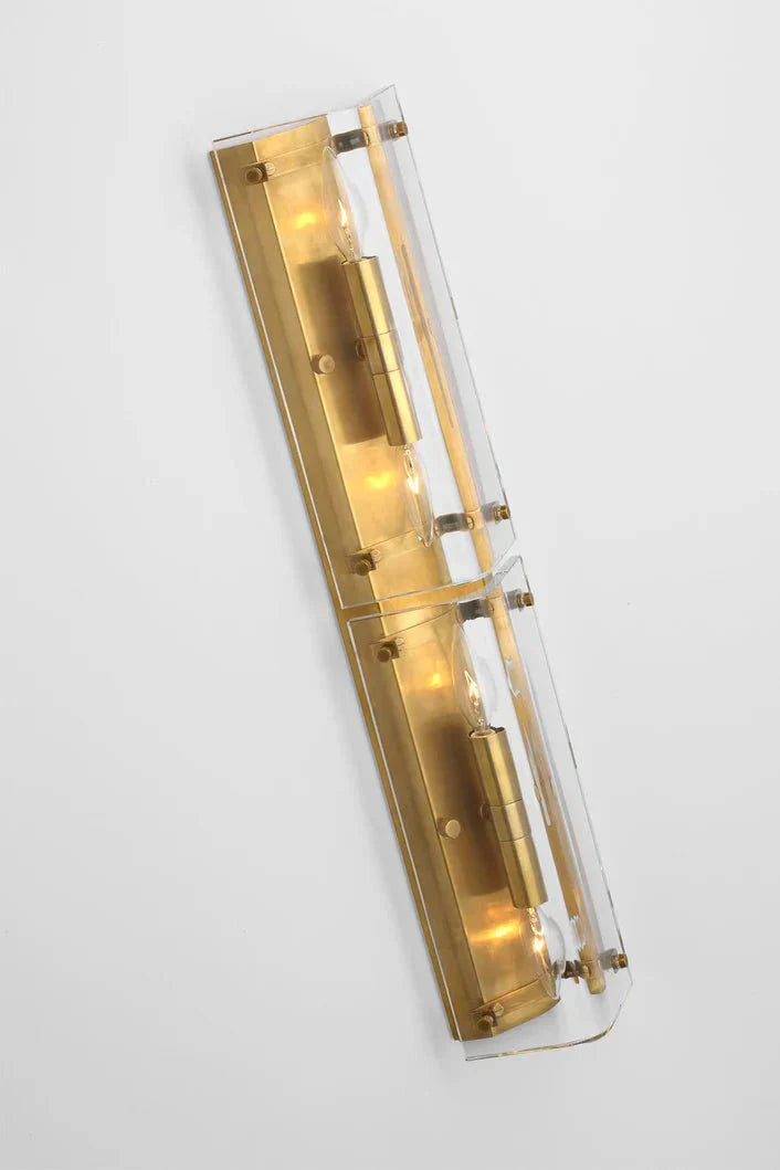 Clayton 25" Wall Sconce, a premium Decorative light by Visual Comfort. Close - up image of its design.