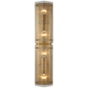 Clayton 25" Wall Sconce, a premium Decorative light by Visual Comfort. Close - up image of its design.