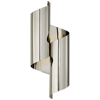 Iva Medium Wrapped Sconce in Polished Nickel