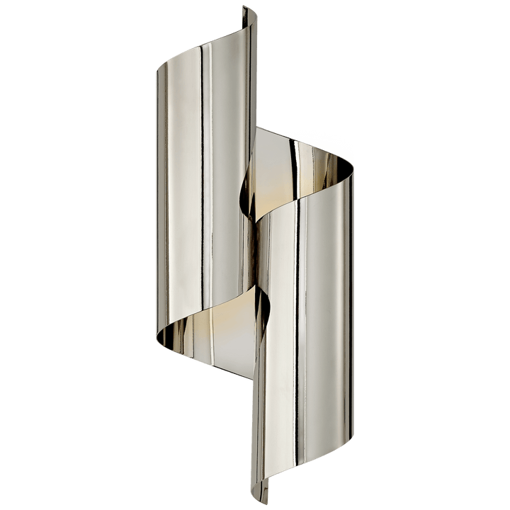 Iva Medium Wrapped Sconce in Polished Nickel