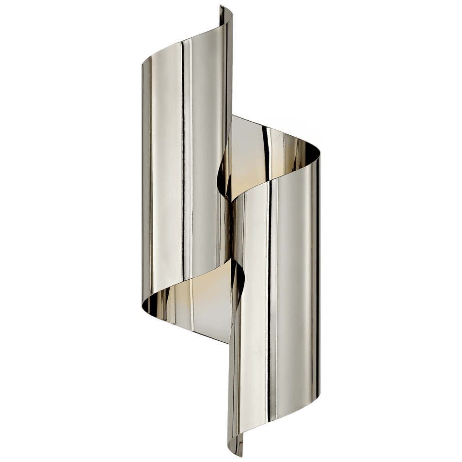 Iva Medium Wrapped Sconce in Polished Nickel