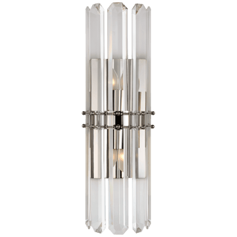 Bonnington Tall Sconce in Polished Nickel