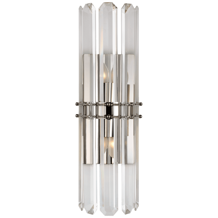 Bonnington Tall Sconce in Polished Nickel