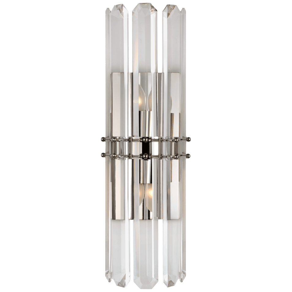Bonnington Tall Sconce in Polished Nickel