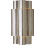 Arabelle Medium Sconce in Burnished Silver Leaf