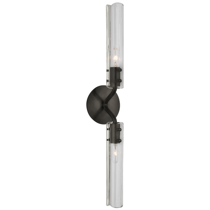 Casoria 23" Linear Sconce in Bronze with Clear Glass