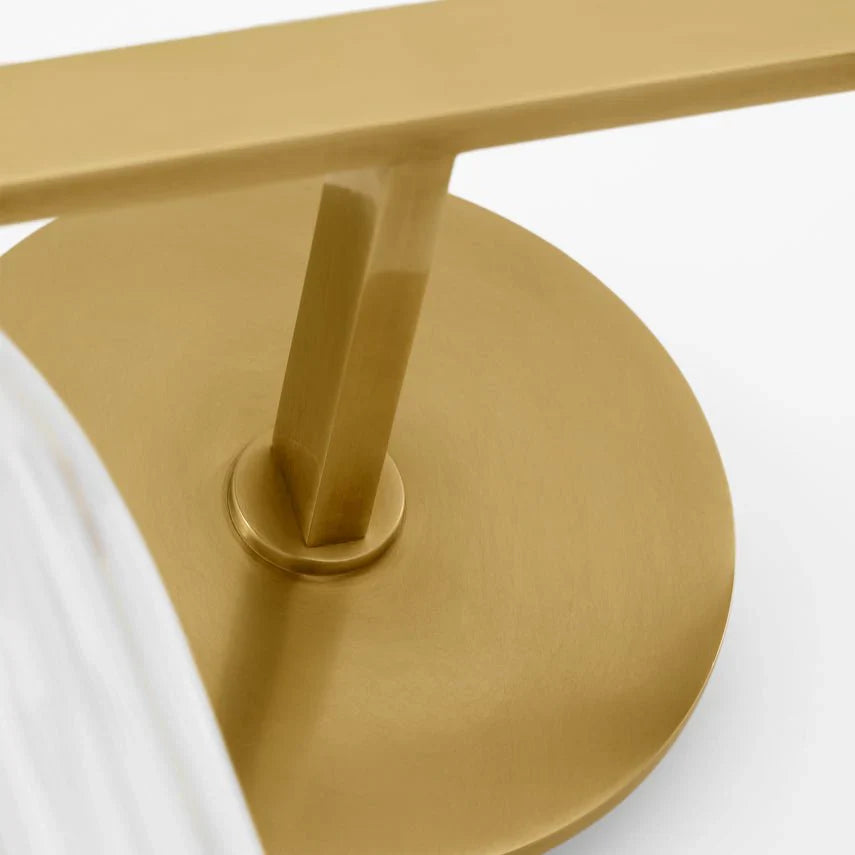 Asalea Double Sconce, a premium Bath light by Visual Comfort & Co. Close - up image of its design.