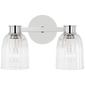 Asalea Double Sconce, a premium Bath light by VCGallery Italy. Close - up image of its design.