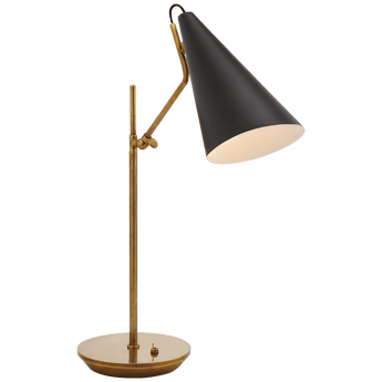 Clemente Table Lamp in Hand-Rubbed Antique Brass