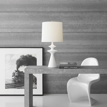 Lakmos Large Table Lamp, a premium Decorative light by Visual Comfort. Close - up image of its design.