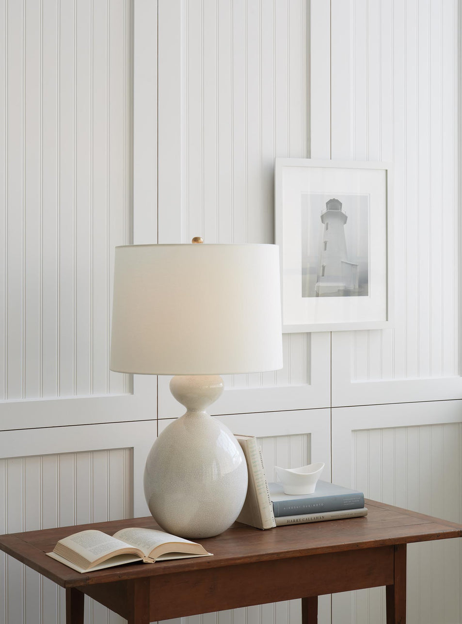 Gannet Table Lamp, a premium Decorative light by Visual Comfort. Close - up image of its design.