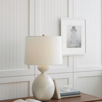 Gannet Table Lamp, a premium Decorative light by Visual Comfort. Close - up image of its design.