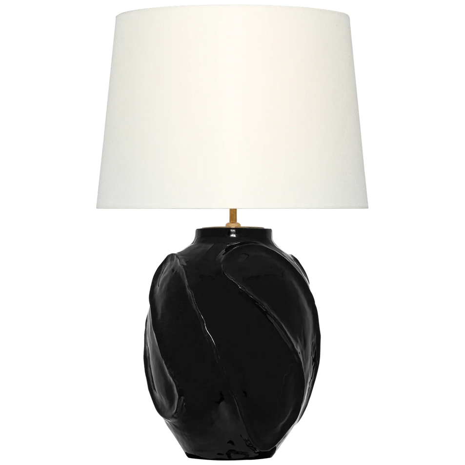 Idalia 28" Sculpted Table Lamp, a premium Decorative light by VCGallery Italy. Close - up image of its design.