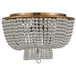 Jacqueline Flush Mount, a premium Flush Mount light by VCGallery Italy. Close - up image of its design.