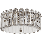 Bonnington Medium Flush Mount in Polished Nickel