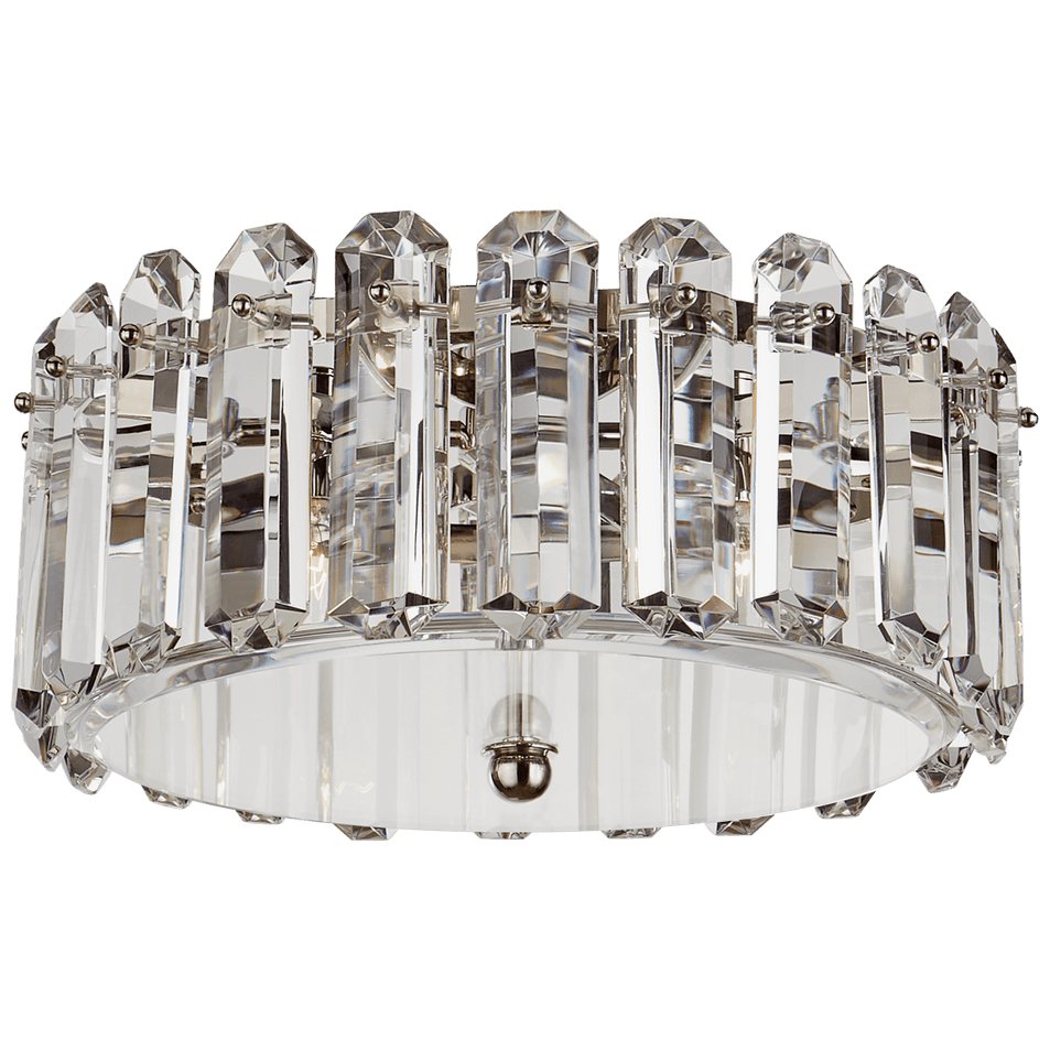 Bonnington Medium Flush Mount in Polished Nickel