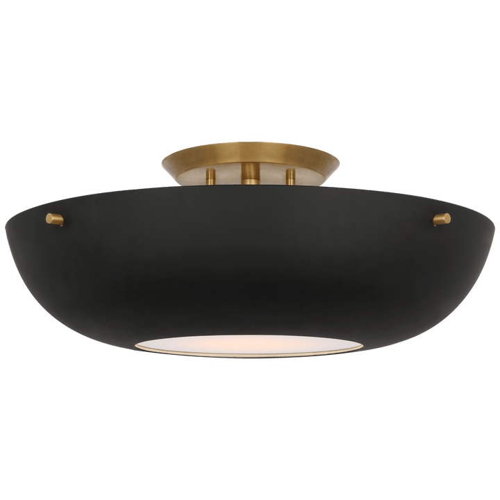 Valencia 16" Flush Mount, a premium Flush Mount light by VCGallery Italy. Close - up image of its design.