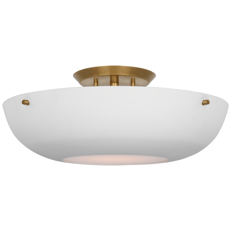 Valencia 16" Flush Mount, a premium Flush Mount light by VCGallery Italy. Close - up image of its design.