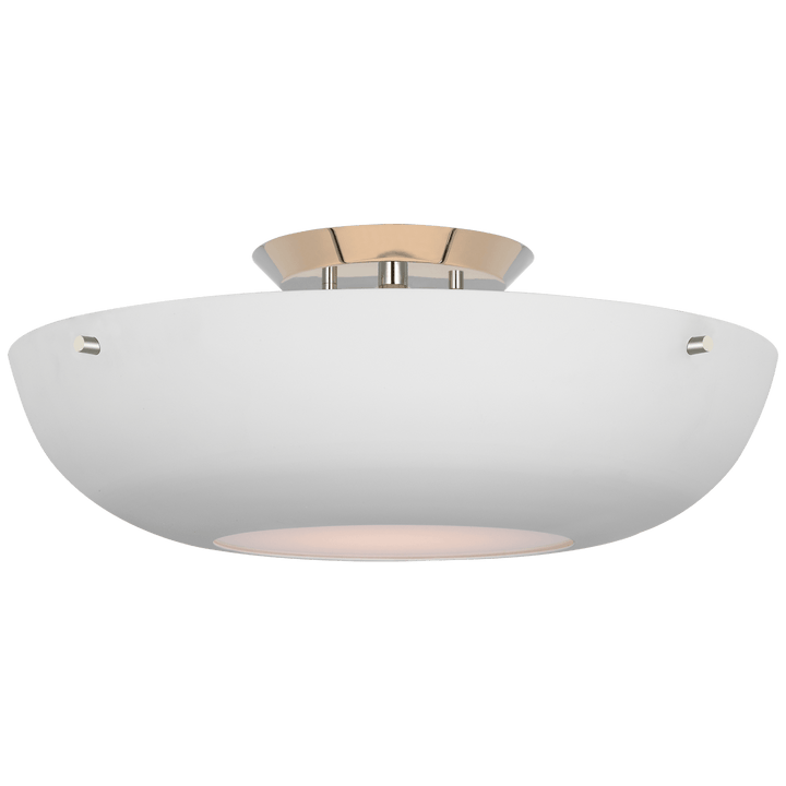 Valencia 16" Flush Mount, a premium Flush Mount light by VCGallery Italy. Close - up image of its design.