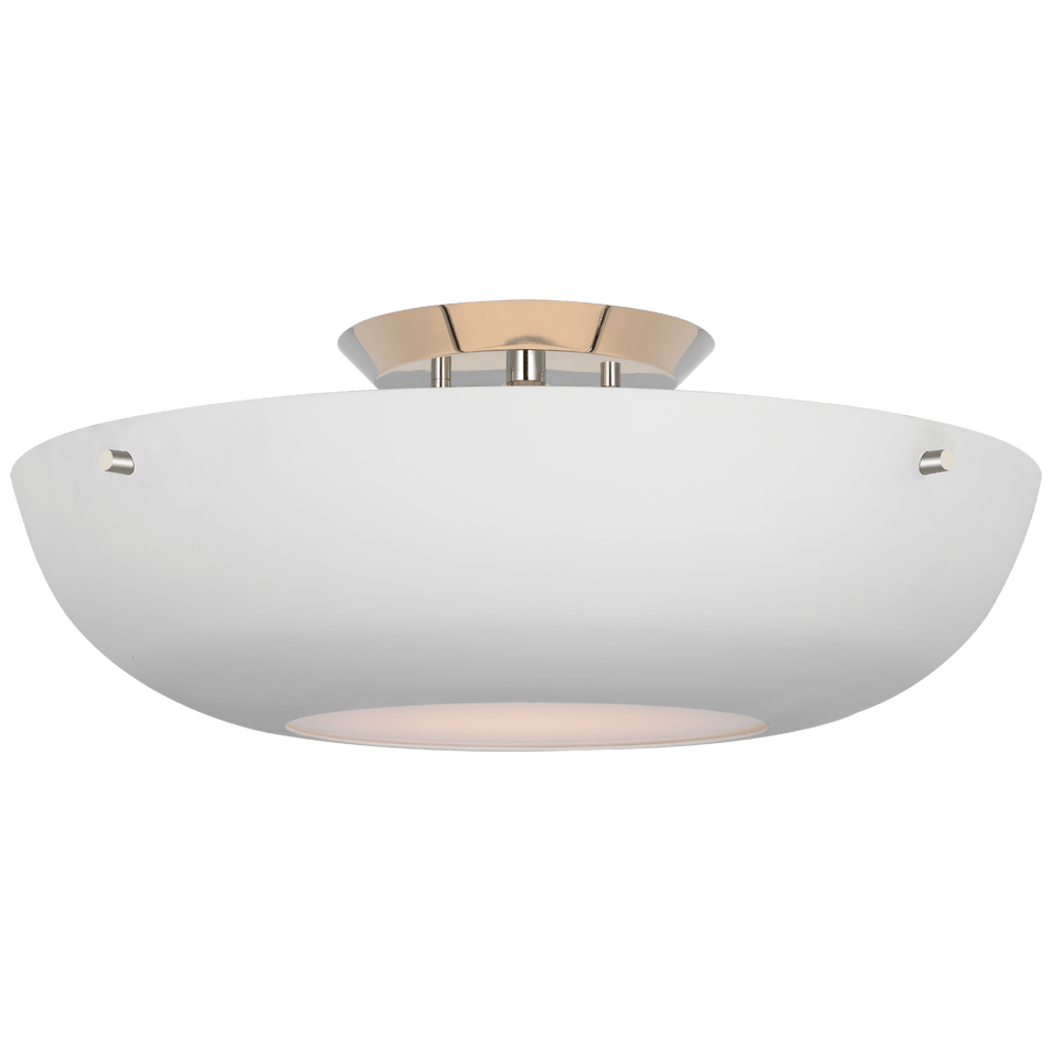 Valencia 16" Flush Mount, a premium Flush Mount light by VCGallery Italy. Close - up image of its design.