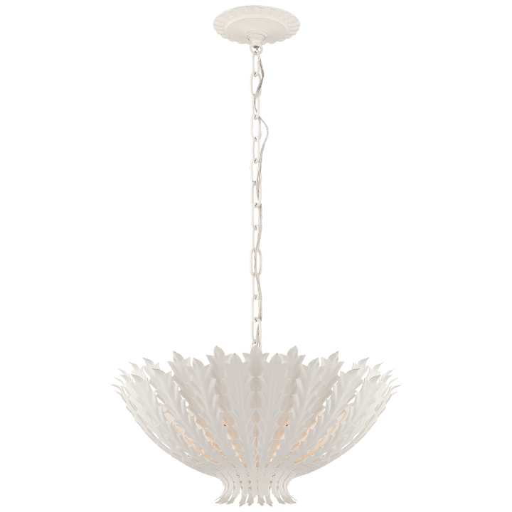Hampton Small Chandelier in Plaster White