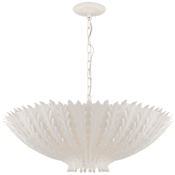 Hampton Medium Chandelier in Plaster White