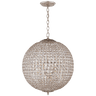 Renwick Large Sphere Chandelier, a premium Chandelier light by Visual Comfort & Co. Close - up image of its design.