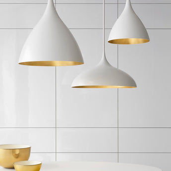 Agnes Small Pendant, a premium Pendant light by Visual Comfort. Close - up image of its design.